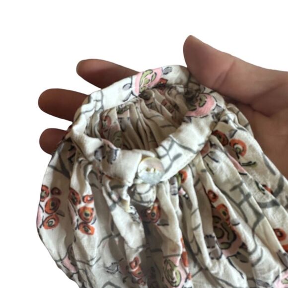 Anthro Floreat peasant blouse top 10 - Picture 4 of 14